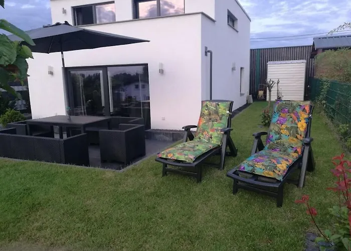 View Of The Sunset Comfortable Vacation Home Alperstedt photo